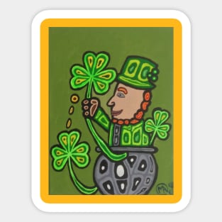 Inuit Leprechaun Sticker